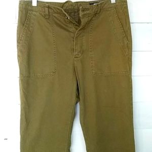 UO high waist olive green military pants 27 BDG